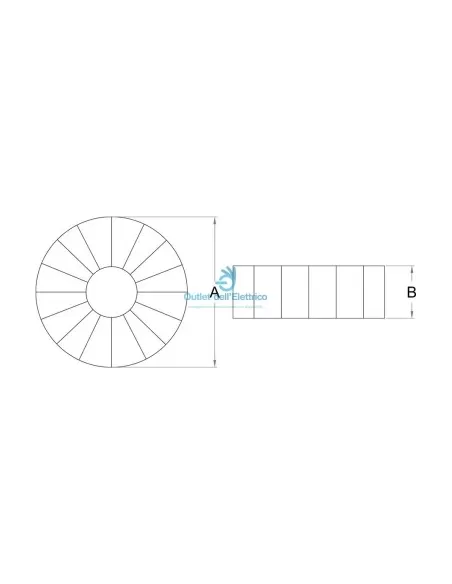 Zin0663 Ringkern pri 230 V Sek. 12 V 201 VA